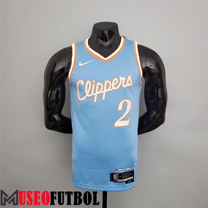 Camiseta Los Angeles Clippers (Leonard #2) 2022 Season Azul City Edition