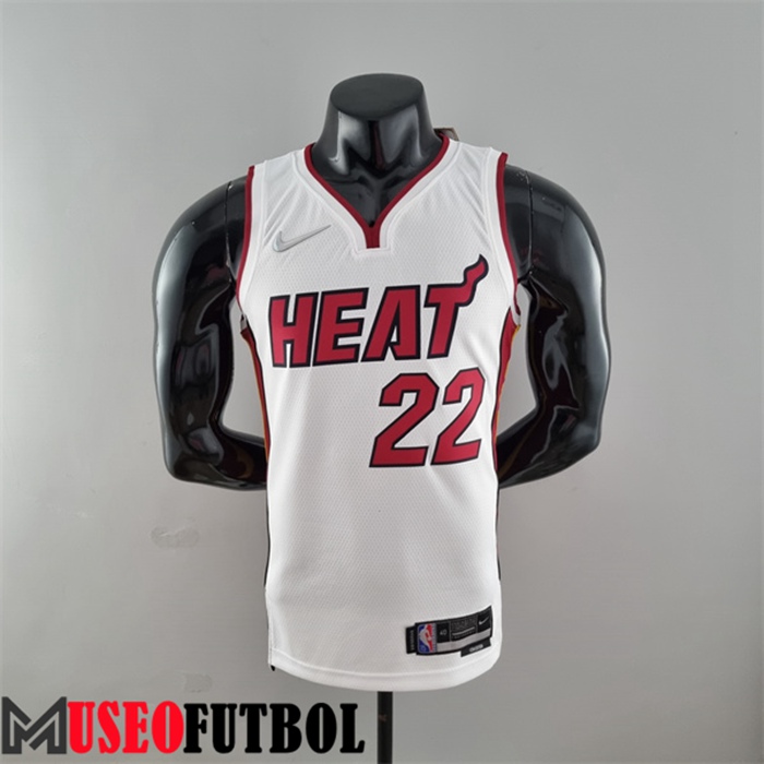 Camiseta Miami Heat (Butler #22) Blanco 75 Aniversario