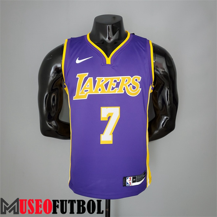 Camiseta Los Angeles Lakers (Anthony #7) Púrpura/Amarillo