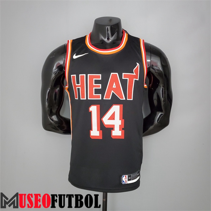 Camiseta Miami Heat (Herro #14) 2018 Negro Retro Night