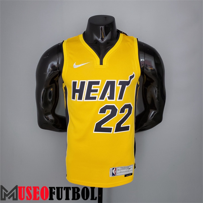 Camiseta Miami Heat (Butler #22) 2021 Amarillo Bonus Edition