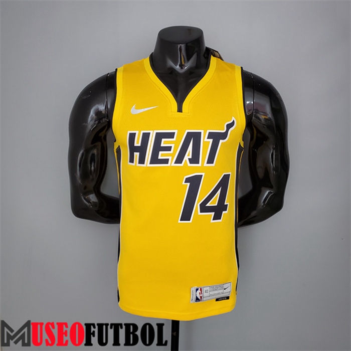 Camiseta Miami Heat (Herro #14) 2021 Amarillo Bonus Edition