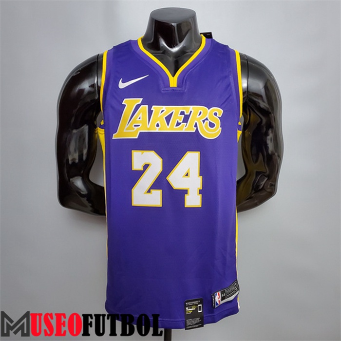 Camiseta Los Angeles Lakers (Bryant #24) Púrpura/Amarillo