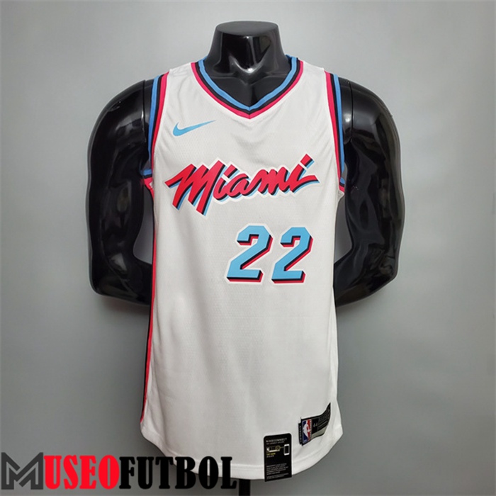 Camiseta Miami Heat (Butler #22) Blanco