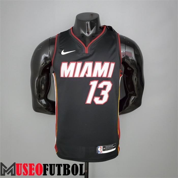 Camiseta Miami Heat (Adebayo #13) Negro