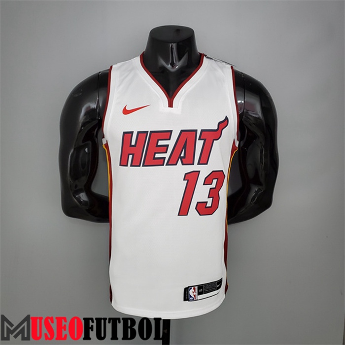 Camiseta Miami Heat (Adebayo #13) Blanco