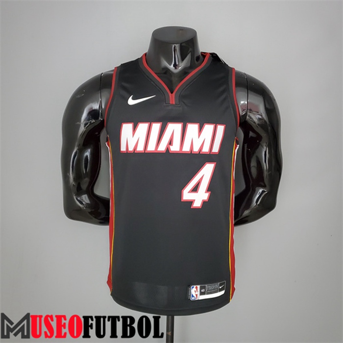 Camiseta Miami Heat (Oladipo #4) Negro