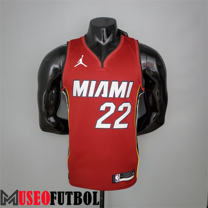 Camiseta Miami Heat (Butler #22) Vin Rojo