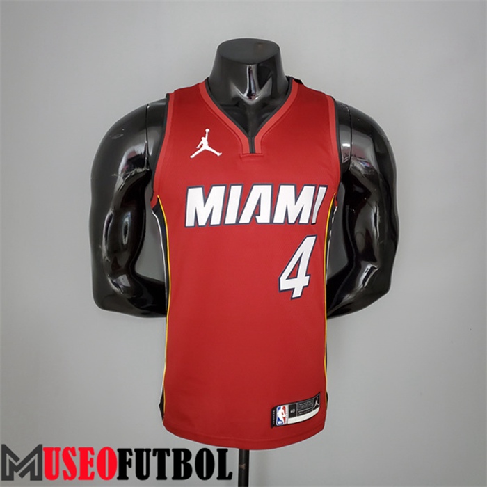 Camiseta Miami Heat (Oladipo #4) Vin Rojo