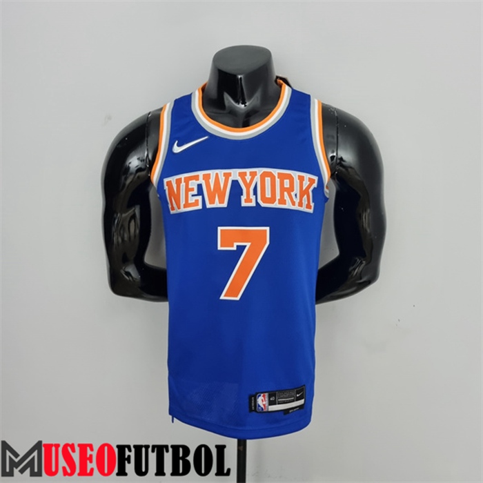 Camiseta New York Knicks (Anthony #7) Azul 75 Aniversario