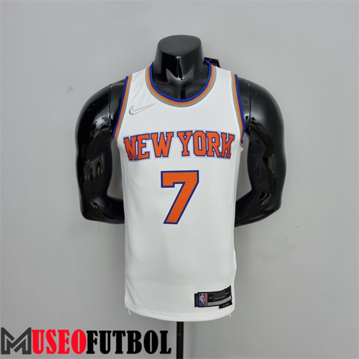 Camiseta New York Knicks (Anthony #7) Blanco 75 Aniversario