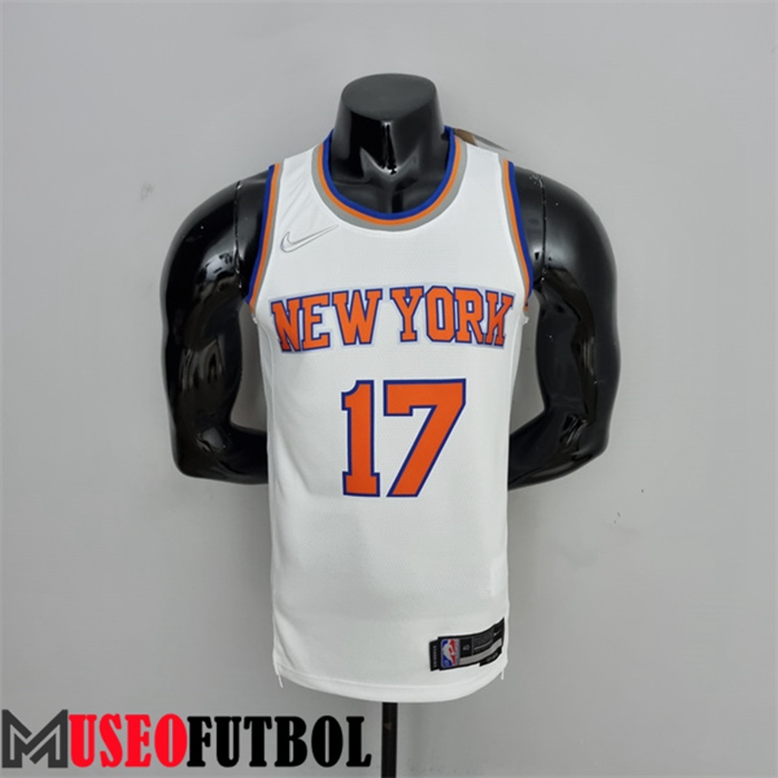 Camiseta New York Knicks (Lin #17) Blanco 75 Aniversario