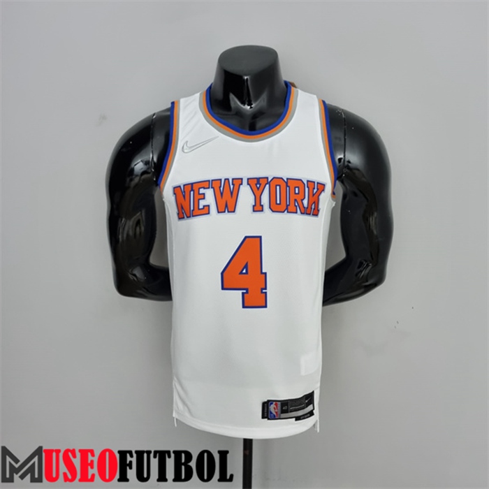 Camiseta New York Knicks (Ross #4) Blanco 75 Aniversario