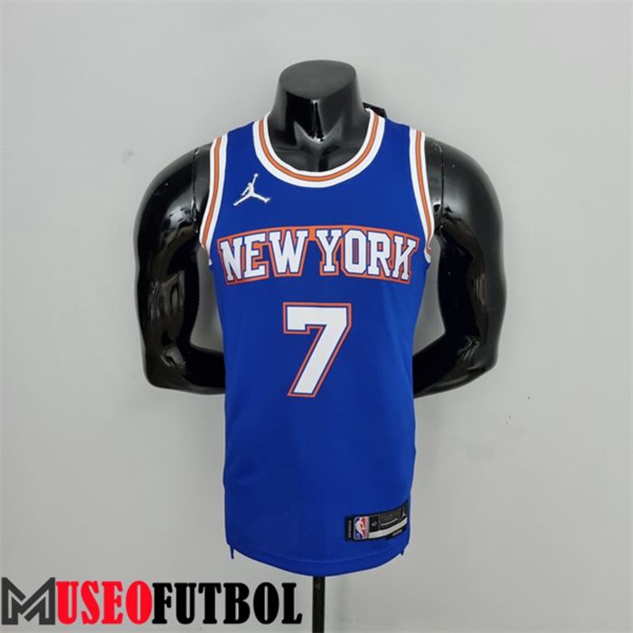 Camiseta New York Knicks (Anthony #7) Azul 75 Aniversario Jordan Limited