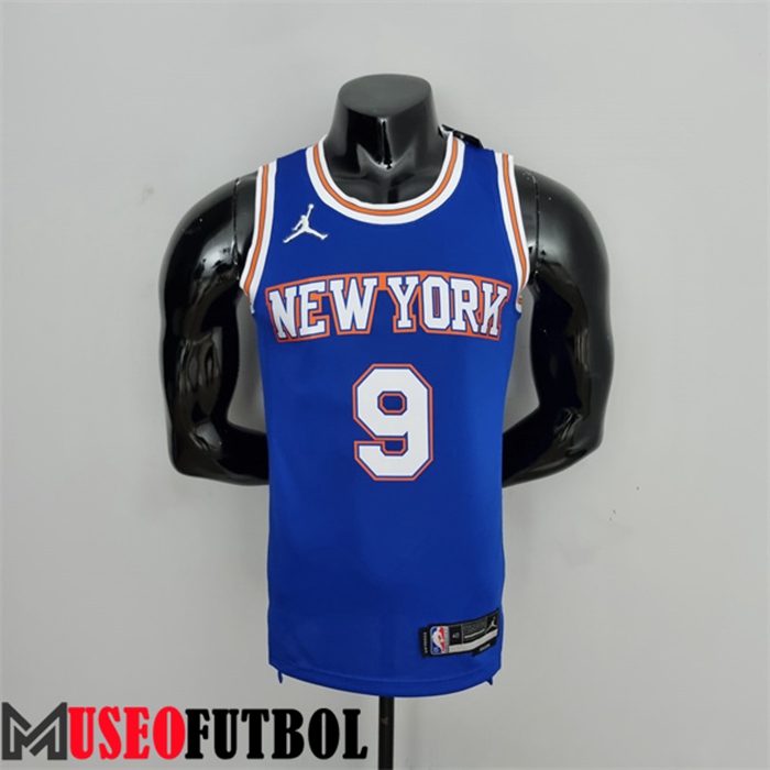 Camiseta New York Knicks (Barrett #9) Azul 75 Aniversario Jordan Limited