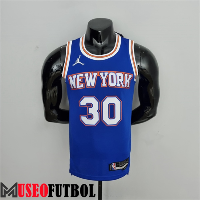 Camiseta New York Knicks (Randle #30) Azul 75 Aniversario Jordan Limited