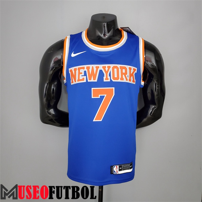 Camiseta New York Knicks (Anthony #7) 2021 Azul