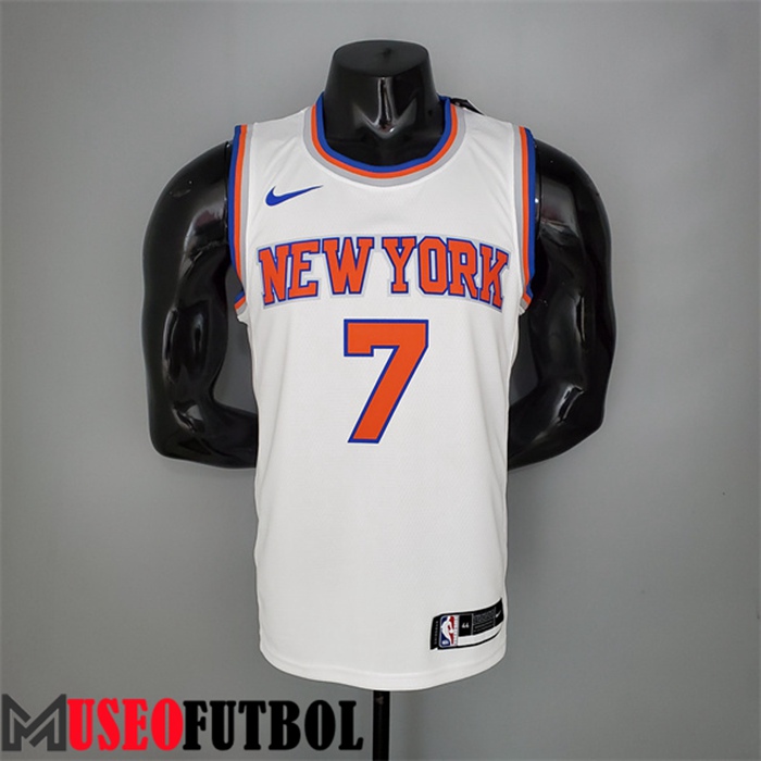 Camiseta New York Knicks (Anthony #7) 2021 Blanco