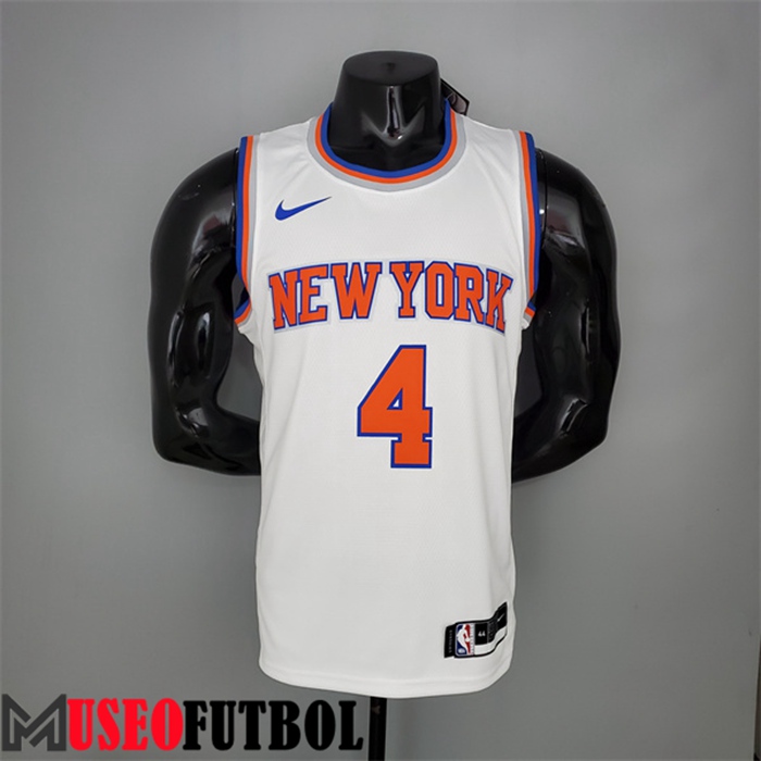 Camiseta New York Knicks (Rosa #4) 2021 Blanco