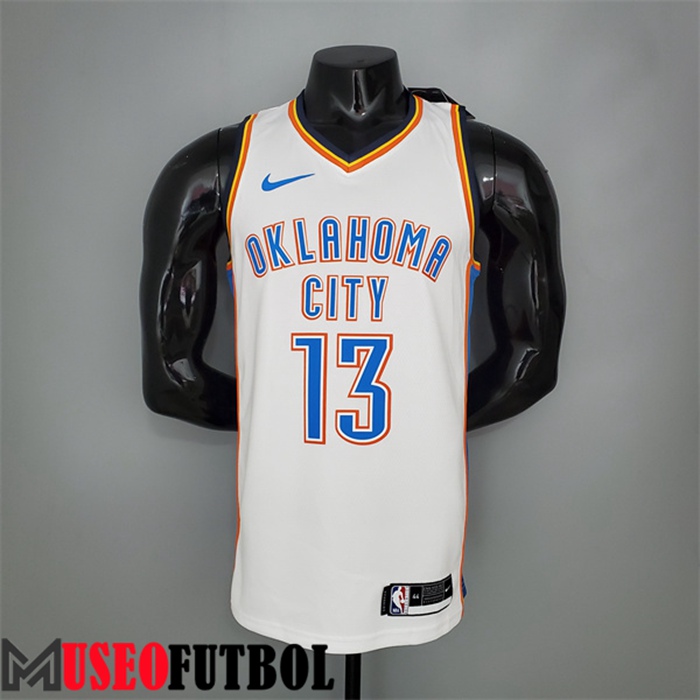 Camiseta Oklahoma City Thunder (Harden #13) Blanco