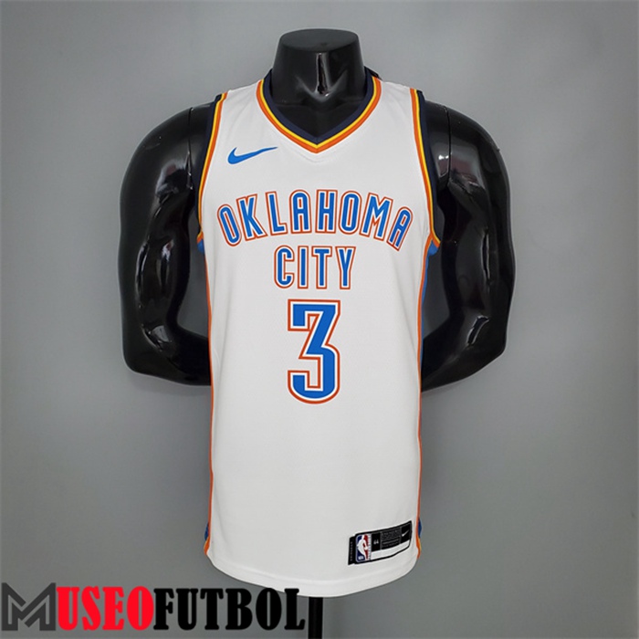 Camiseta Oklahoma City Thunder (Paul #3) Blanco