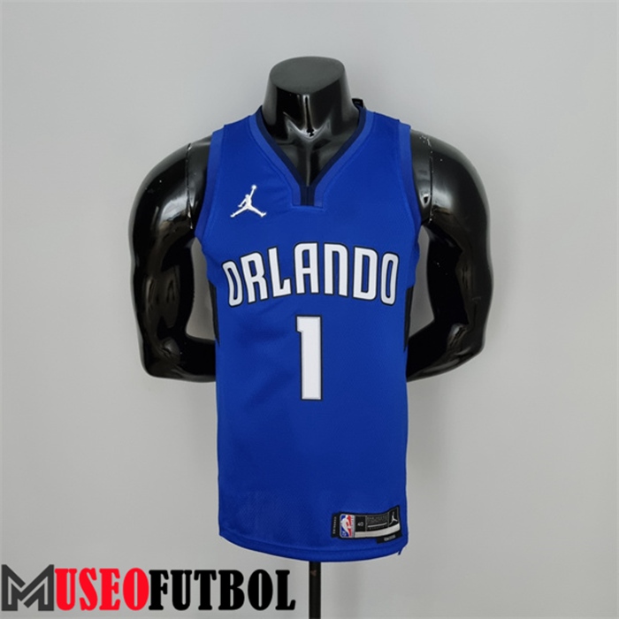 Camiseta Orlando Magic (McGrady #1) Azul 75 Aniversario