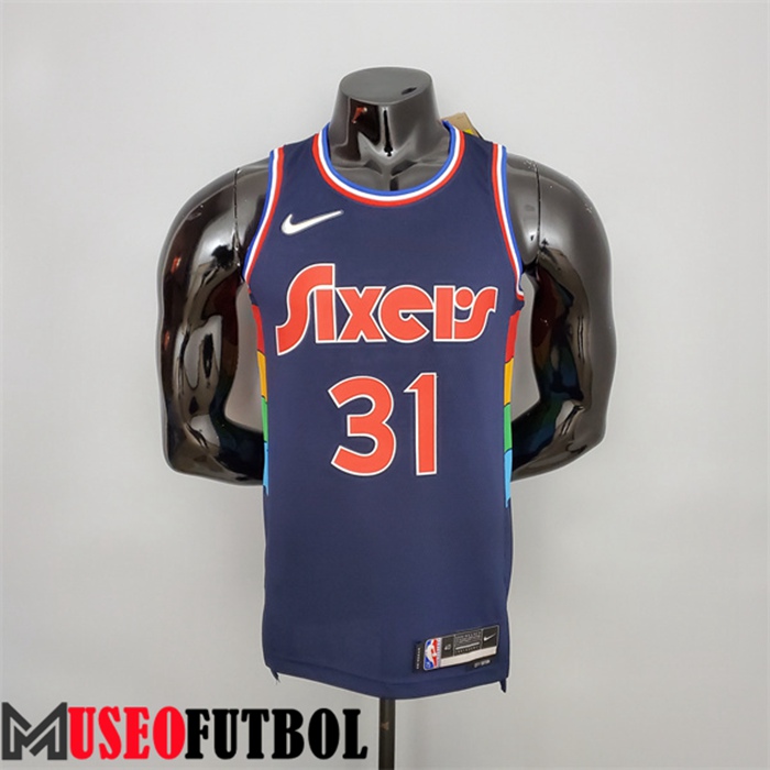 Camiseta Philadelphia 76ers (Curry #31) 2022 Azul Royal