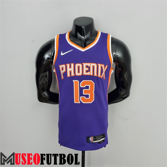 Camiseta Phoenix Suns (Nash #13) Púrpura 75 Aniversario