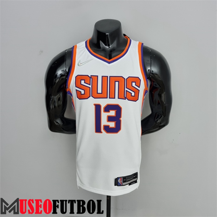 Camiseta Phoenix Suns (Nash #13) Blanco 75 Aniversario