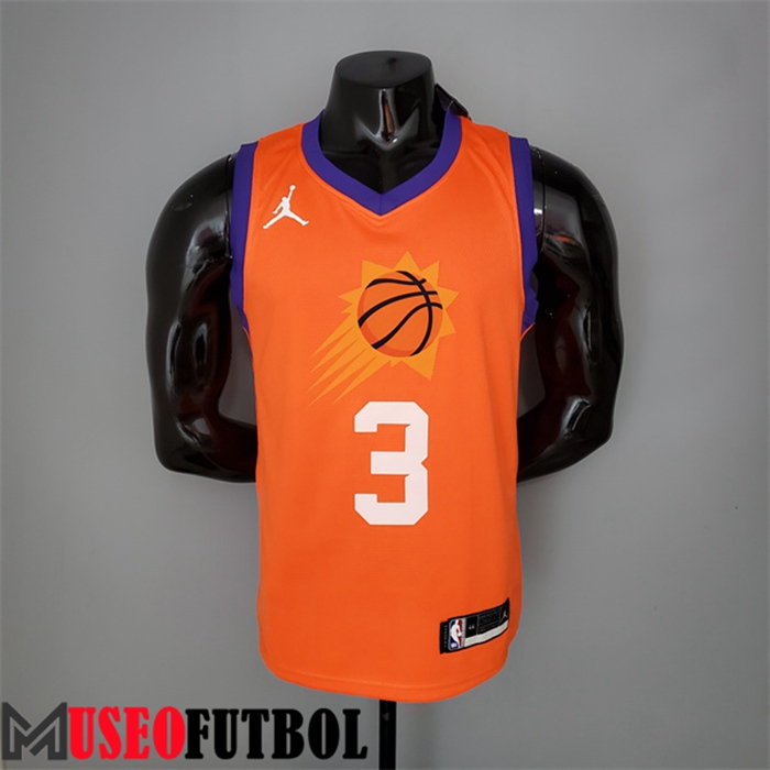 Camiseta Phoenix Suns (Paul #3) 2021 Naranja Jordan Theme