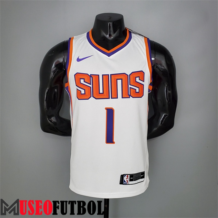 Camiseta Phoenix Suns (Booker #1) Blanco