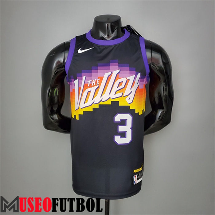 Camiseta Phoenix Suns (Paul #3) Negro City Edition