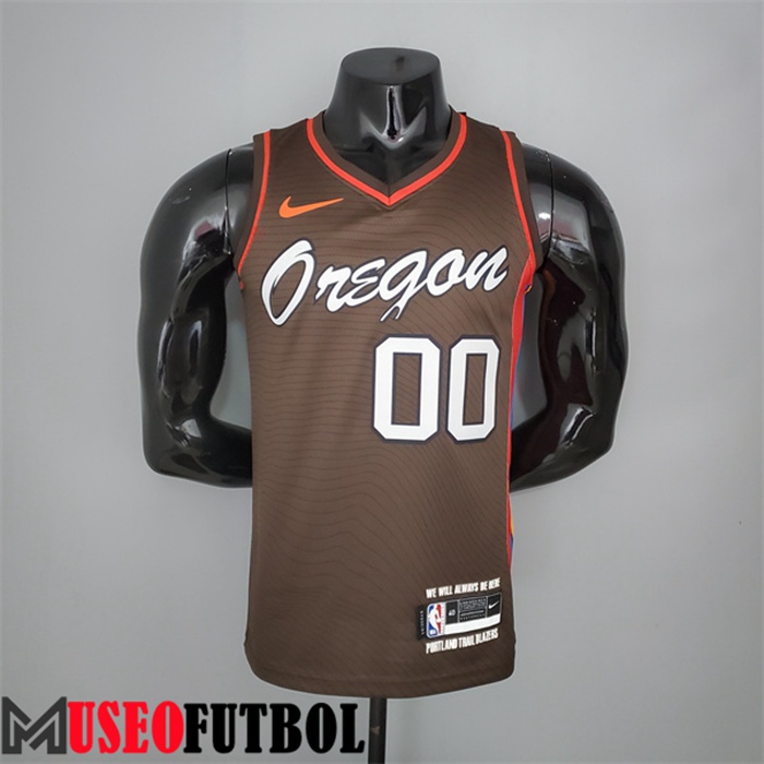 Camiseta Portland Trail Blazers (Anthony #00) 2021 Marrón City Edition