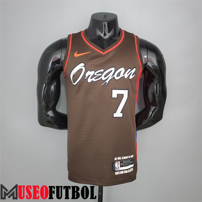 Camiseta Portland Trail Blazers (Roy #7) 2021 Marrón City Edition