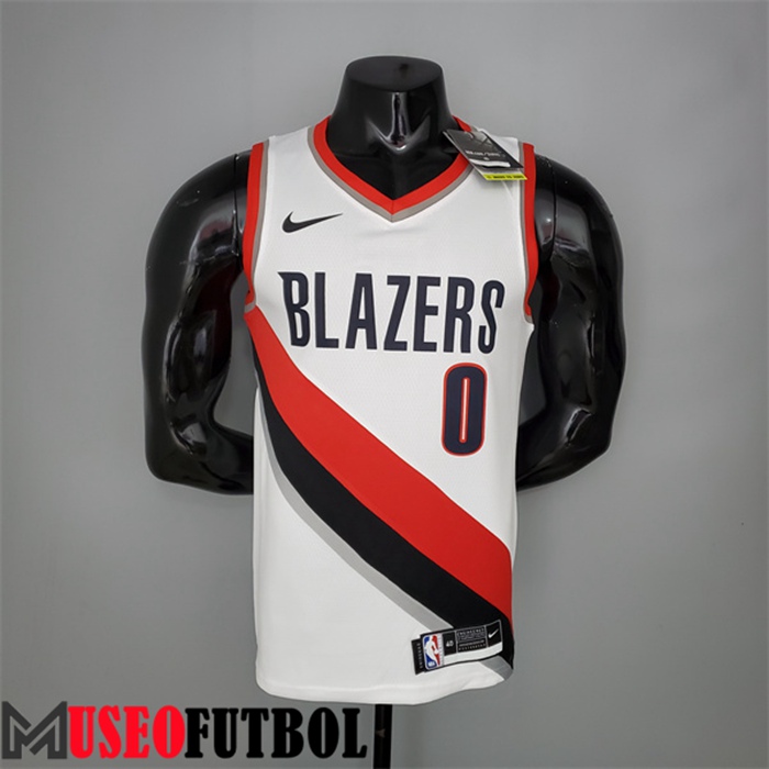 Camiseta Portland Trail Blazers (Lillard #0) 2021 Primera Negro