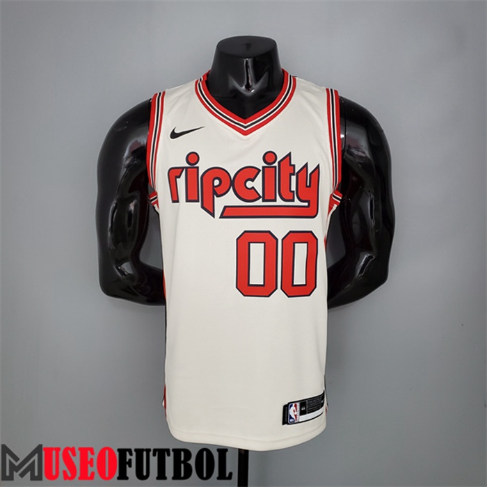 Camiseta Portland Trail Blazers (Anthony #00) Beige