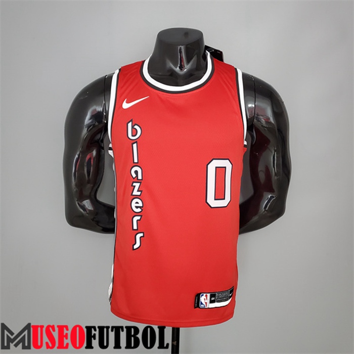 Camiseta Portland Trail Blazers (Lillaro #0) Retro Rojo