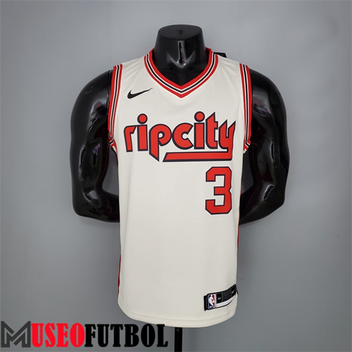 Camiseta Portland Trail Blazers (Mccollum #3) Beige