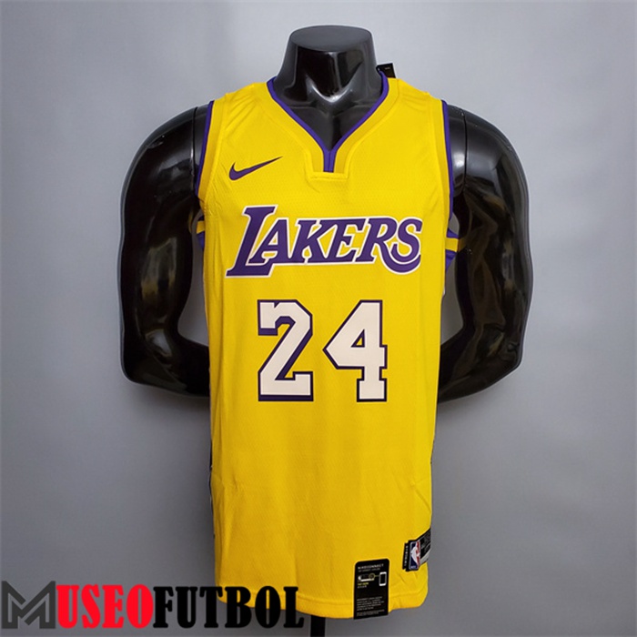 Camiseta Los Angeles Lakers (Bryant #24) Amarillo