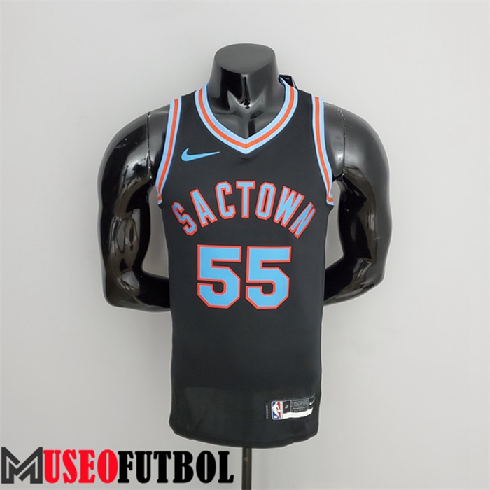 Camiseta Sacramento Kings (Williams #55) 2021 Negro City Edition