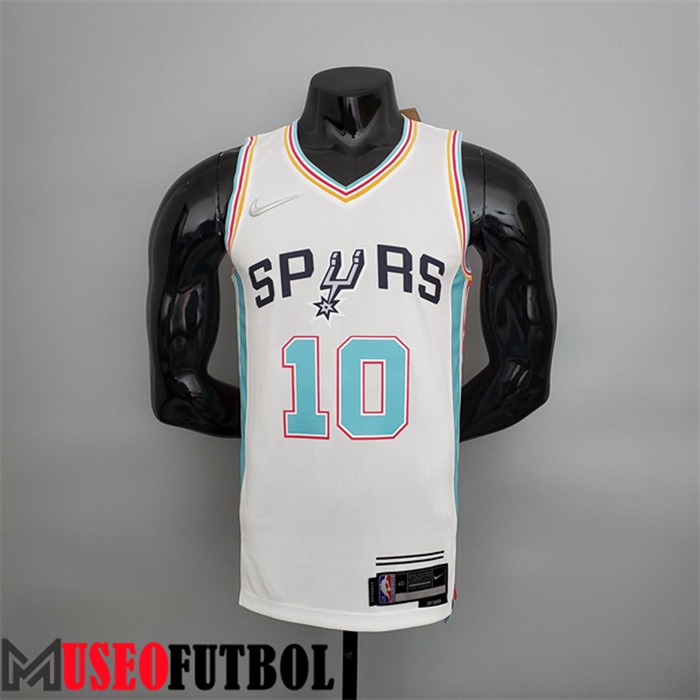 Camiseta San Antonio Spurs (DeRozan #10) 2022 Season Blanco City Edition