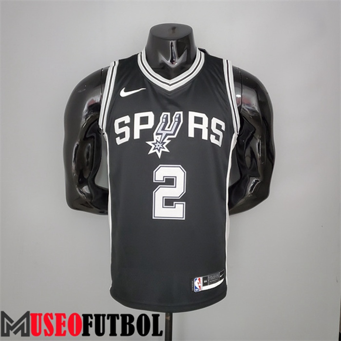 Camiseta San Antonio Spurs (Leonard #2) Negro