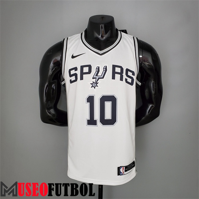 Camiseta San Antonio Spurs (DeRozan #10) Blanco