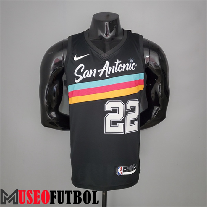 Camiseta San Antonio Spurs (Gay #22) Negro City Edition