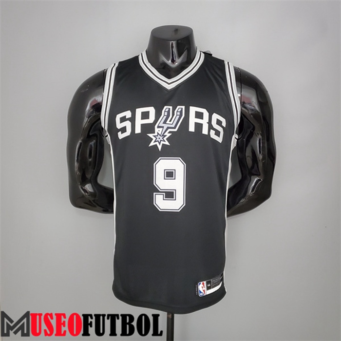 Camiseta San Antonio Spurs (Parker #9) Negro