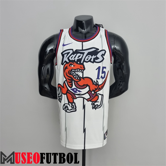 Camiseta Toronto Raptors (Carter #15) Blanco