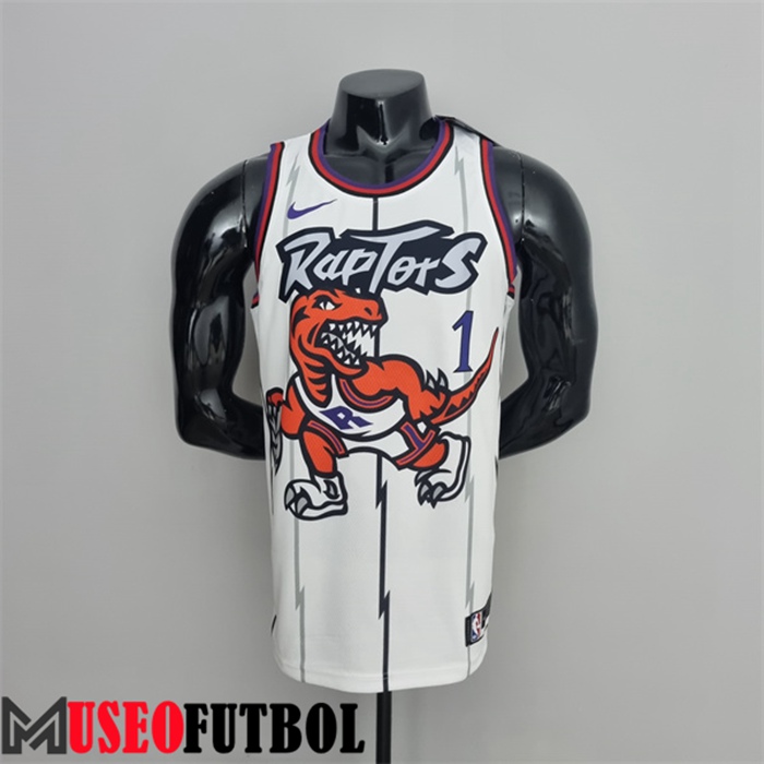 Camiseta Toronto Raptors (McGrady #1) Blanco