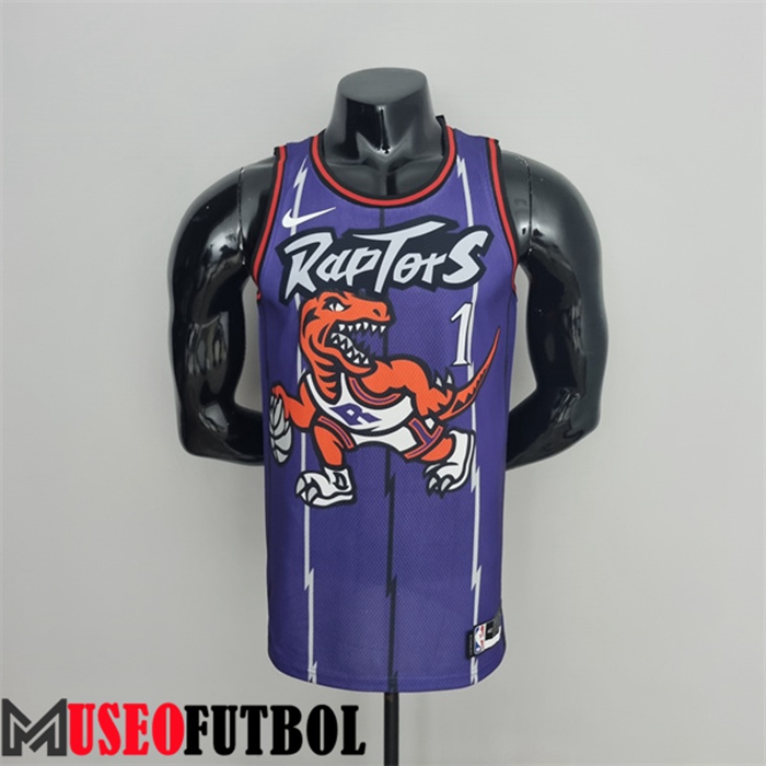 Camiseta Toronto Raptors (McGrady #1) Púrpura