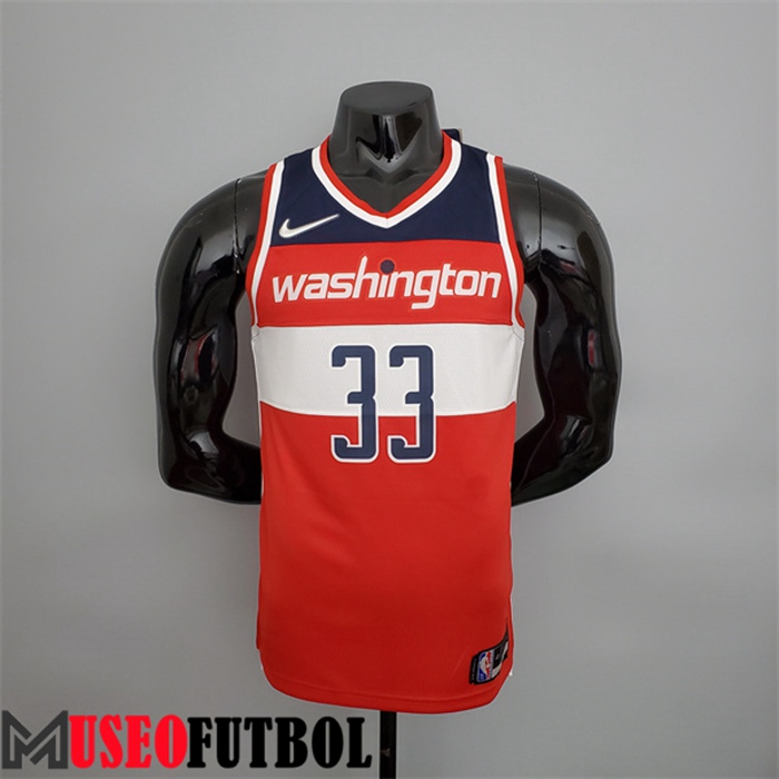 Camiseta Washington Wizards (Kuzma #33) Rojo/Blanco/Azul 75 Aniversario