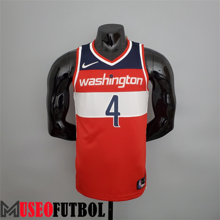 Camiseta Washington Wizards (Wesbrook#4) Rojo/Blanco/Azul 75 Aniversario